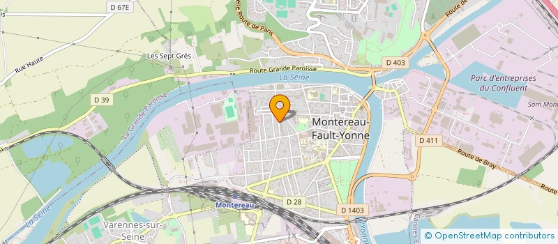 localisation de l'entreprise GYMCROSSTRAINING à MONTEREAU-FAULT-YONNE