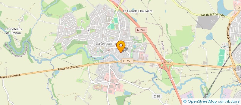 localisation de l'entreprise GYMDYM DAM LA SEG  LA SEGUINIERE