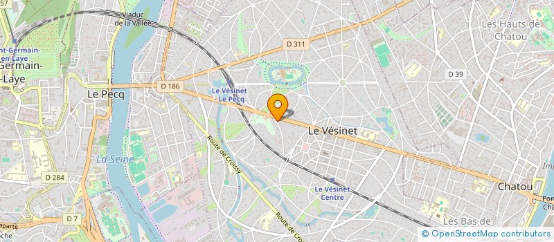 localisation de l'entreprise GYMKHANA  LE VESINET