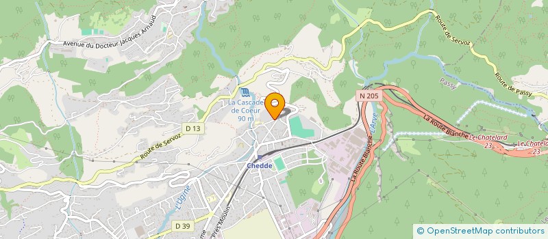 localisation de l'entreprise GYMKHANA MOTO PAYS DU MONT BLANC  PASSY