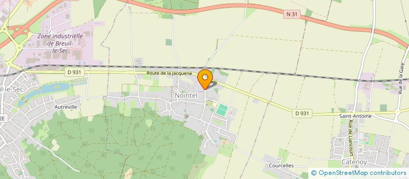 localisation de l'entreprise GYMN ENTRETIEN ADULTE NOINTEL  NOINTEL