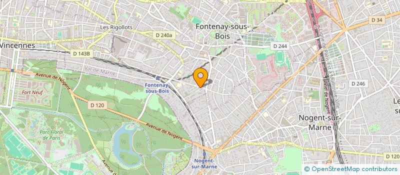 localisation de l'entreprise GYMN'S  FONTENAY-SOUS-BOIS