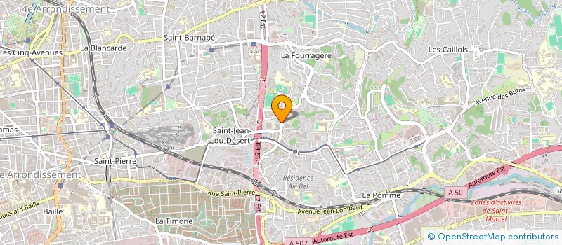 localisation de l'entreprise GYMNASE TEMPO à MARSEILLE