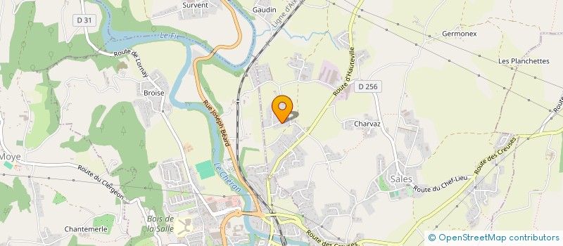 localisation de l'entreprise GYMNAST VOLONTAIRE DE MARIGNY ST MARCEL  MARIGNY-SAINT-MARCEL