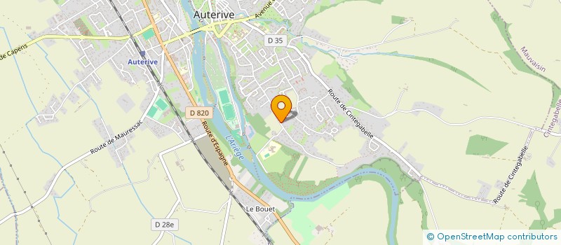 localisation de l'entreprise GYMNAST VOLONTAIRE SENIOR AUTERIVAINE  AUTERIVE