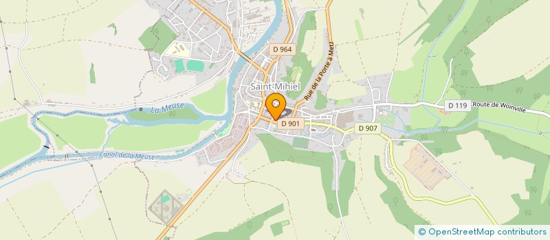 localisation de l'entreprise GYMNASTES VOLONTAIRES à SAINT-MIHIEL