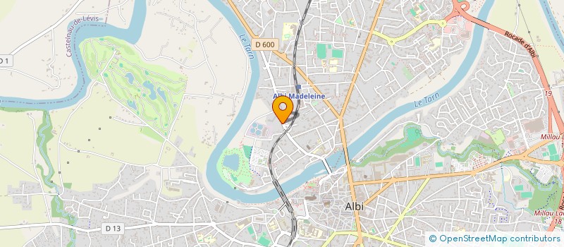 localisation de l'entreprise GYMNASTIC'CLUB DE MAZICOU à ALBI