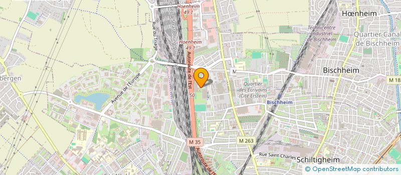 localisation de l'entreprise GYMNASTIQUE CONCORDIA SCHILTIGHEIM MANIFESTATIONS  SCHILTIGHEIM