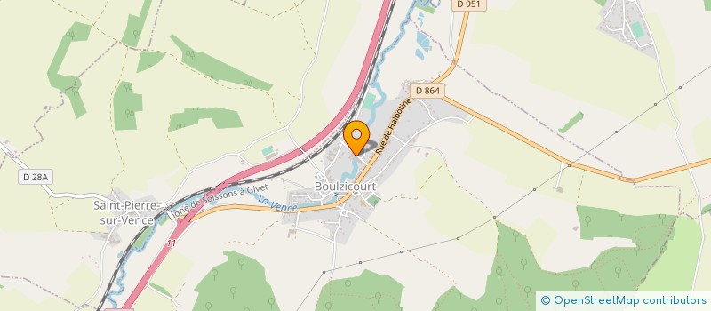 localisation de l'entreprise GYMNASTIQUE D ENTRERIEN ADULTES BOULZICOURT à BOULZICOURT
