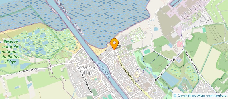 localisation de l'entreprise GYMNASTIQUE D'ENTRETIEN DE GRAVELINES à GRAVELINES