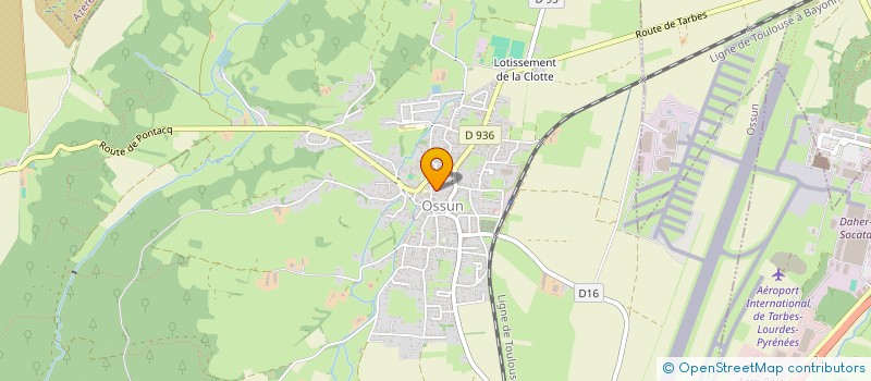 localisation de l'entreprise GYMNASTIQUE D ENTRETIEN OSSUNOISE à OSSUN