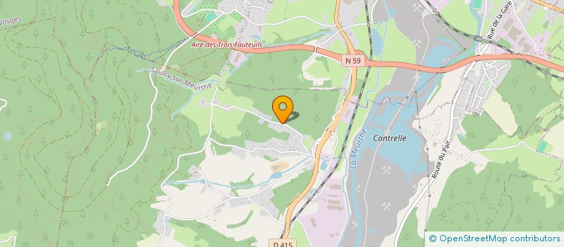 localisation de l'entreprise GYMNASTIQUE D'ENTRETIEN POUR ADULTES-HOMMES (G.E.A. - HOMMES)  SAULCY-SUR-MEURTHE