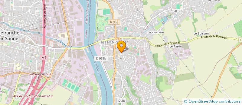 localisation de l'entreprise GYMNASTIQUE DE FRANS à FRANS