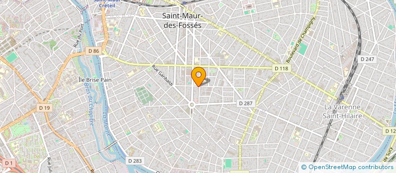 localisation de l'entreprise GYMNASTIQUE DETENTE CHARENTON à SAINT-MAUR-DES-FOSSES