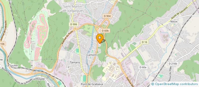 localisation de l'entreprise GYMNASTIQUE ENTENTE SAINT-MARTINOISE  SAINT-MARTIN-DE-VALGALGUES