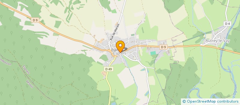 localisation de l'entreprise GYMNASTIQUE ENTRET VOLONTAIRE  VILLERSEXEL