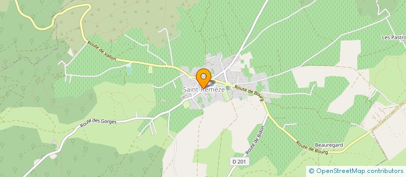 localisation de l'entreprise GYMNASTIQUE ENTRETIEN RYTMIQUE à SAINT MARCEL D'ARDECHE