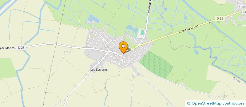 localisation de l'entreprise GYMNASTIQUE FEMININE VOLONTAIRE GRUAULAI  GRUES