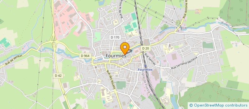 localisation de l'entreprise GYMNASTIQUE LA FOURMISIENNE à FOURMIES