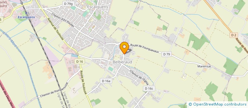 localisation de l'entreprise GYMNASTIQUE MONTESQUIRIENNE  MONTESQUIEU-LAURAGAIS