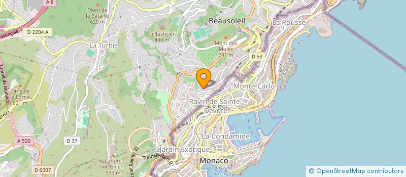 localisation de l'entreprise GYMNASTIQUE PHENIX  BEAUSOLEIL