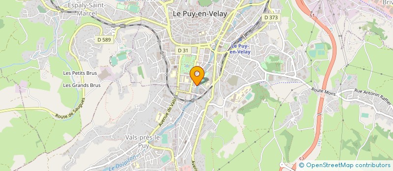 localisation de l'entreprise GYMNASTIQUE POUR TOUS à LE PUY-EN-VELAY