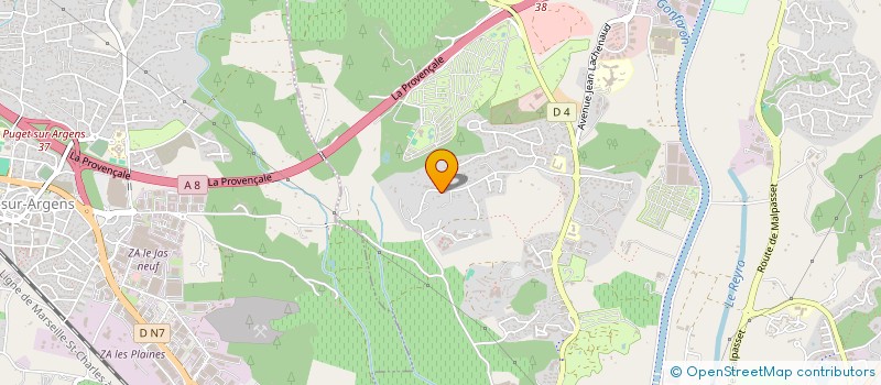 localisation de l'entreprise GYMNASTIQUE RYTHMIQUE FREJUS  FREJUS