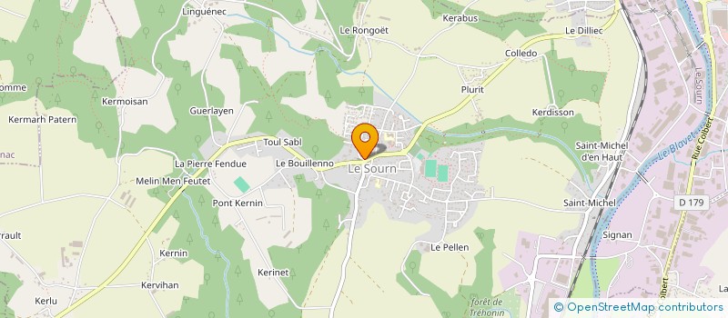 localisation de l'entreprise GYMNASTIQUE SOURNAISE  LE SOURN