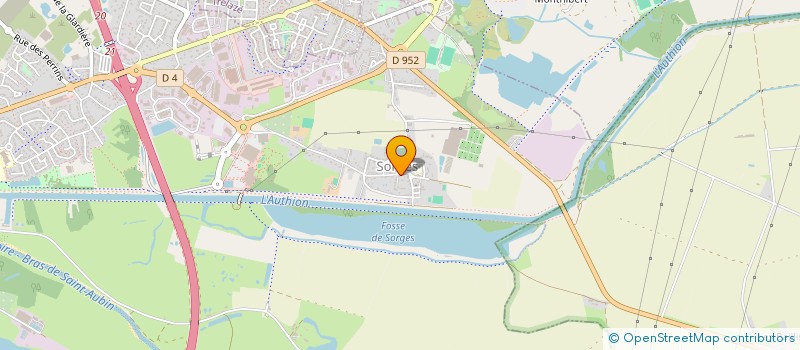 localisation de l'entreprise GYMNASTIQUE VOLONAIRE ACTIVITES SPORTS  LES PONTS-DE-CE