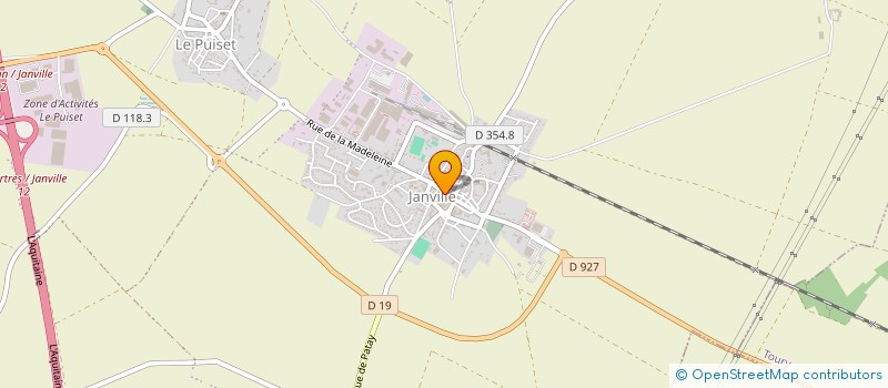 localisation de l'entreprise GYMNASTIQUE VOLONTAIRE à JANVILLE-EN-BEAUCE
