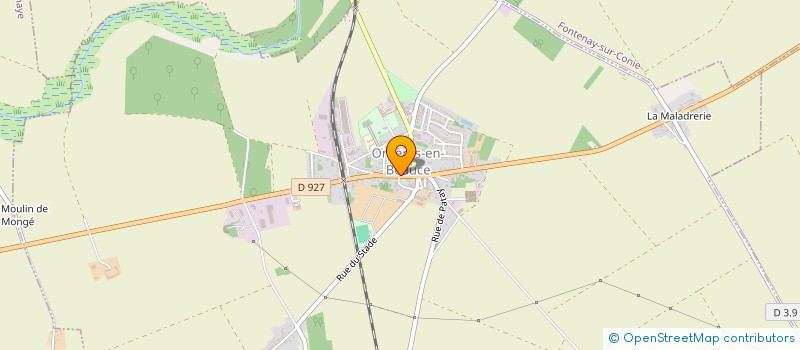localisation de l'entreprise GYMNASTIQUE VOLONTAIRE à ORGERES-EN-BEAUCE