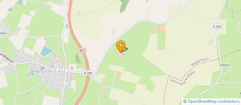 localisation de l'entreprise GYMNASTIQUE VOLONTAIRE à MAGNY-COURS