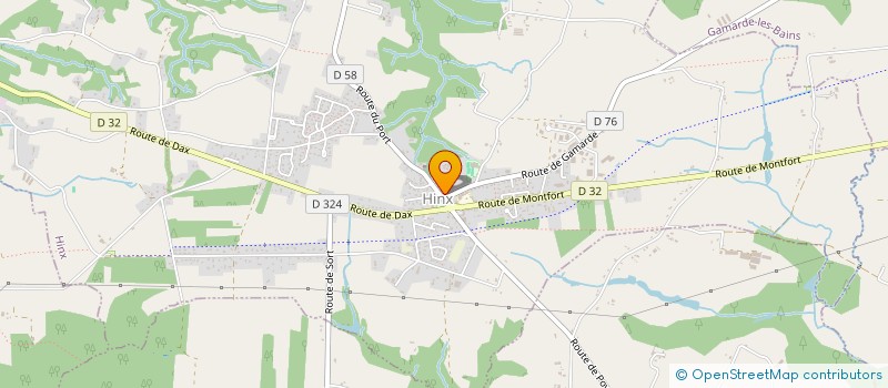 localisation de l'entreprise GYMNASTIQUE VOLONTAIRE  HINX