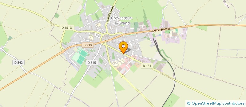 localisation de l'entreprise GYMNASTIQUE VOLONTAIRE  CREVECUR-LE-GRAND