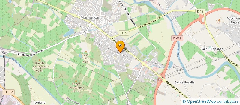 localisation de l'entreprise GYMNASTIQUE VOLONTAIRE  MARAUSSAN