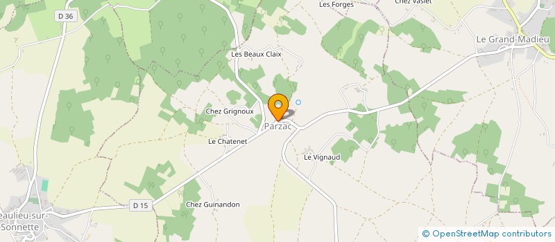 localisation de l'entreprise GYMNASTIQUE VOLONTAIRE à SAINT-LAURENT-DE-CERIS
