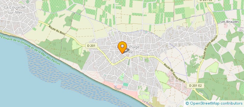 localisation de l'entreprise GYMNASTIQUE VOLONTAIRE BOITOISE  LE BOIS-PLAGE-EN-RE