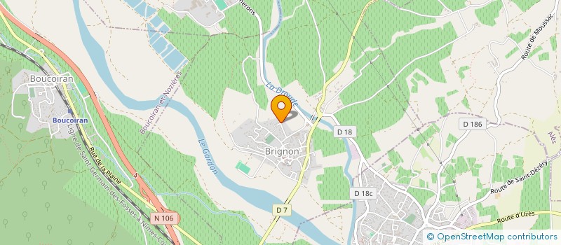 localisation de l'entreprise GYMNASTIQUE VOLONTAIRE BRIGNONNAISE  BRIGNON