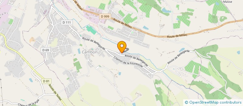 localisation de l'entreprise GYMNASTIQUE VOLONTAIRE CAMBON CUNAC  CAMBON