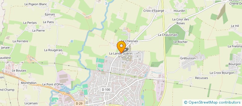 localisation de l'entreprise GYMNASTIQUE VOLONTAIRE D'ACIGNE  ACIGNE