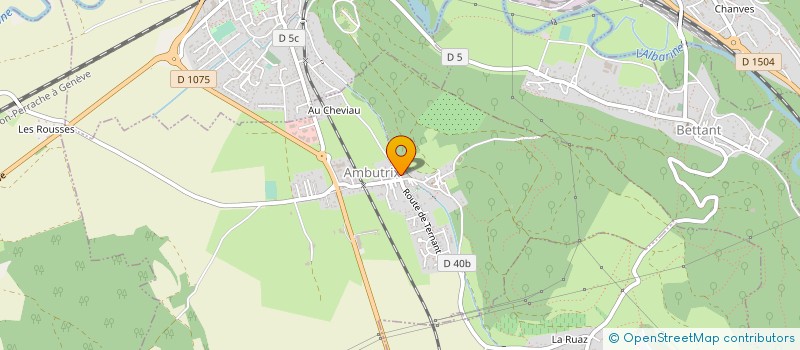 localisation de l'entreprise GYMNASTIQUE VOLONTAIRE D AMBUTRIX à AMBUTRIX