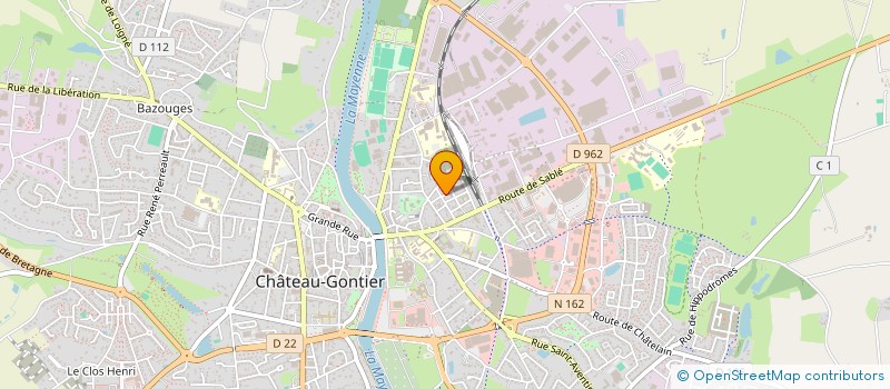 localisation de l'entreprise GYMNASTIQUE VOLONTAIRE D'AMPOIGNE  PREE-D'ANJOU