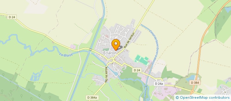 localisation de l'entreprise GYMNASTIQUE VOLONTAIRE D ECLARON à ECLARON-BRAUCOURT-SAINTE-LIVIERE
