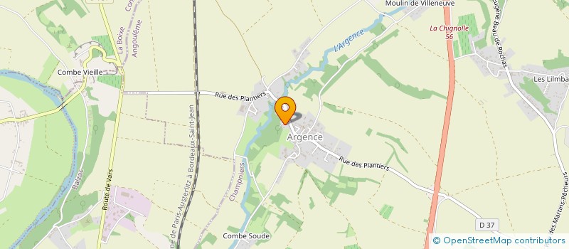 localisation de l'entreprise GYMNASTIQUE VOLONTAIRE DE BALZAC  BALZAC