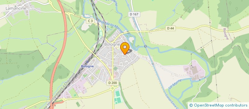 localisation de l'entreprise GYMNASTIQUE VOLONTAIRE DE BOLOGNE à BOLOGNE