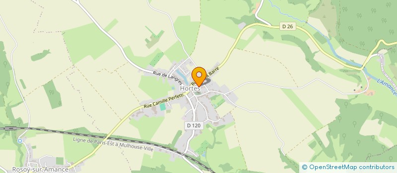 localisation de l'entreprise GYMNASTIQUE VOLONTAIRE DE CHAUDENAY à CHAUDENAY