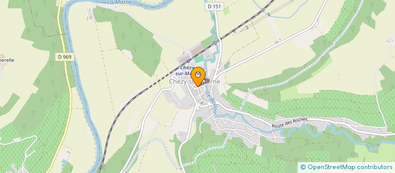 localisation de l'entreprise GYMNASTIQUE VOLONTAIRE DE CHEZY MARNE à CHEZY-SUR-MARNE