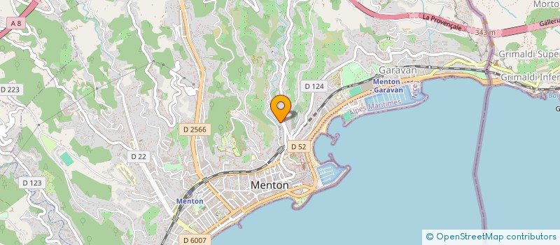 localisation de l'entreprise GYMNASTIQUE VOLONTAIRE DE MENTON  MENTON