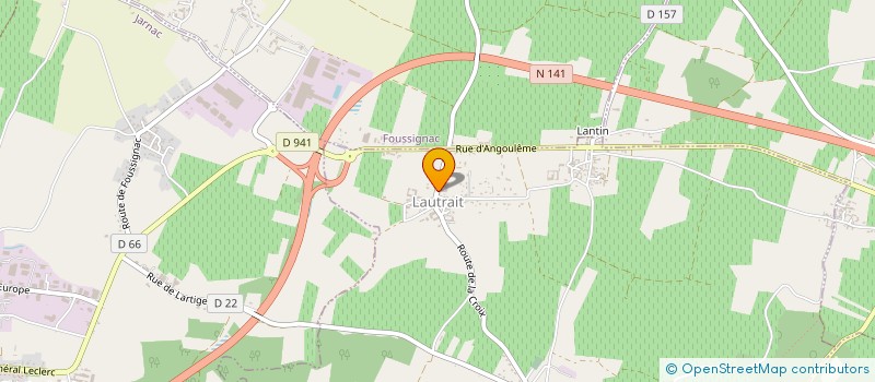 localisation de l'entreprise GYMNASTIQUE VOLONTAIRE DE MERIGNAC à MERIGNAC