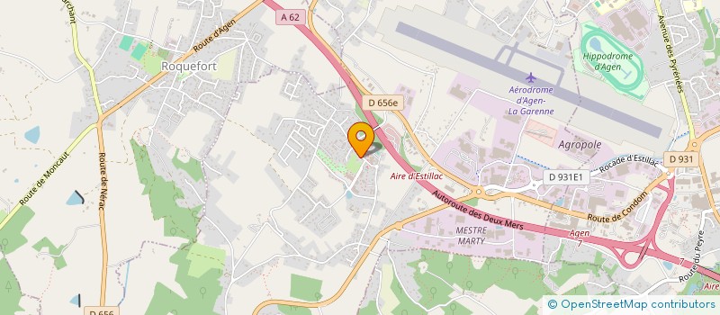 localisation de l'entreprise GYMNASTIQUE VOLONTAIRE DE ROQUEFORT  ROQUEFORT